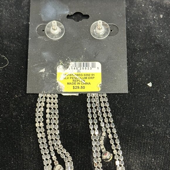 INC Crystal Drop Chandelier Earrings NEW - Picture 4 of 5